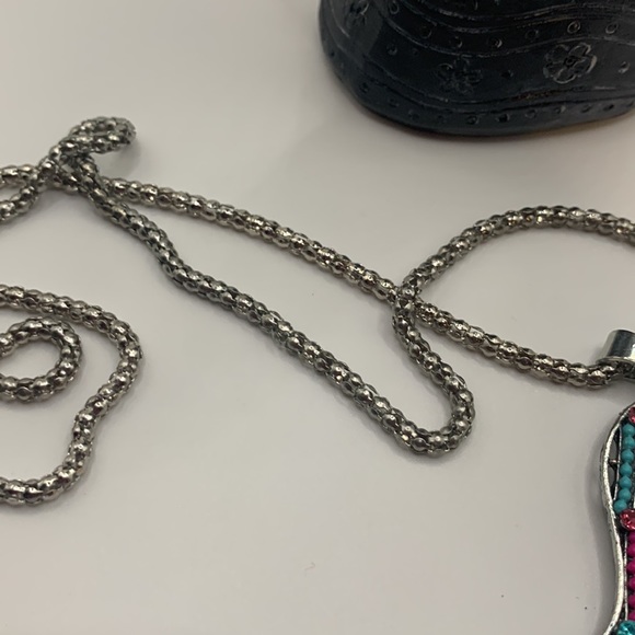 3 for 20$$ Costume Hamsa Necklace 28” chain - Picture 3 of 4